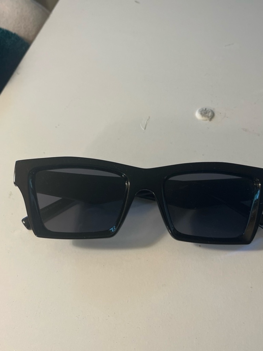 Source Unknown Black Rectangular Sunglasses